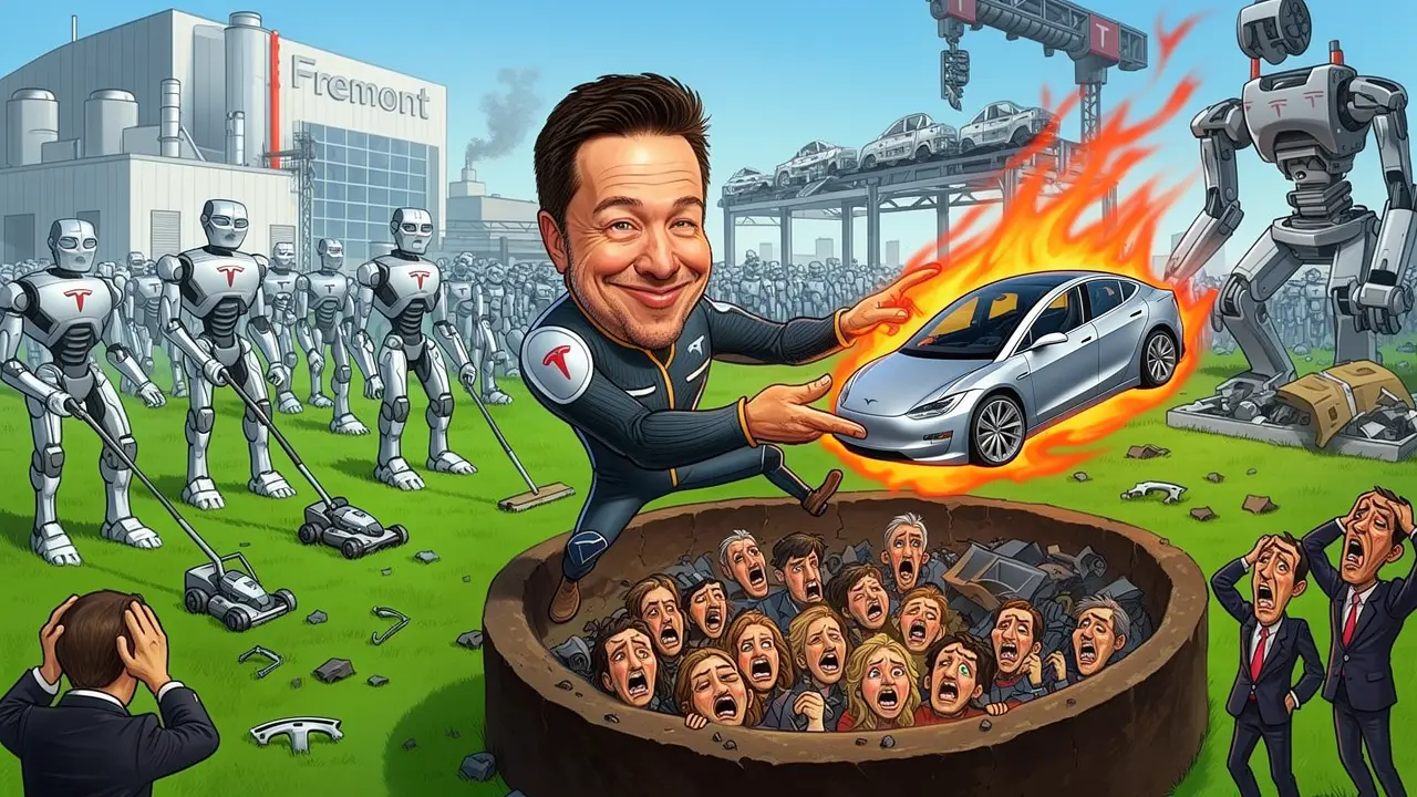 Cover art: Konec luxusních kár, protože Elon chce roboty