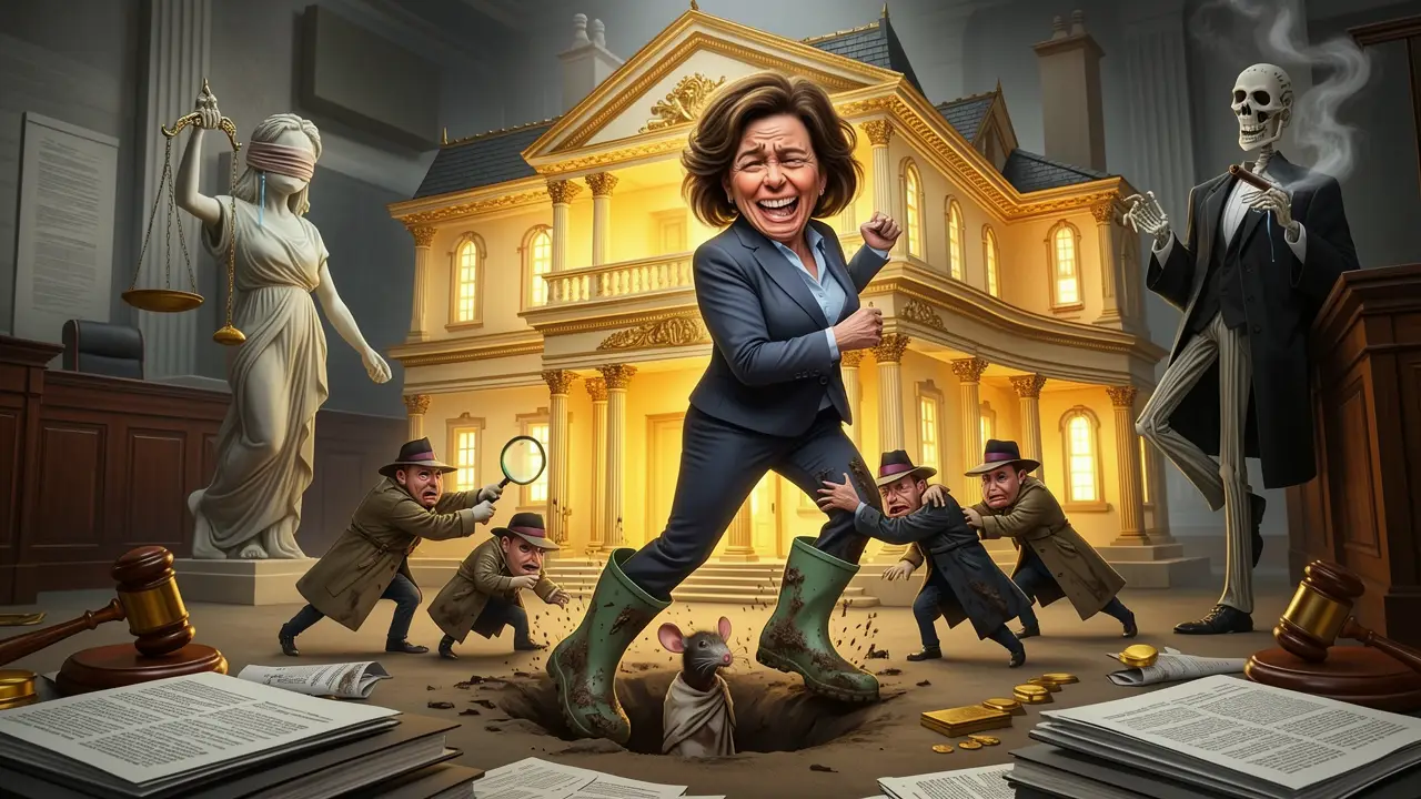 Cover art: O tom, jak paní náměstková zachránila barák před rukou zákona
