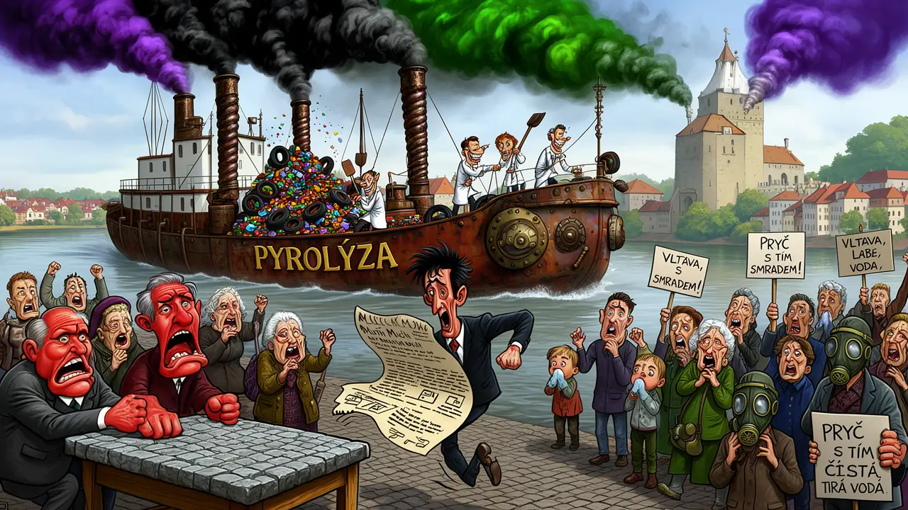 Cover art: Plovoucí spalovna, která nám tu pálí vzduch