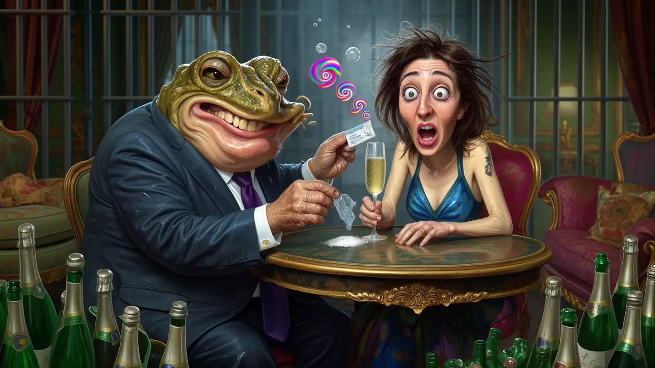 Cover art: Francouzský senátor, který míchal extázi do šampaňského