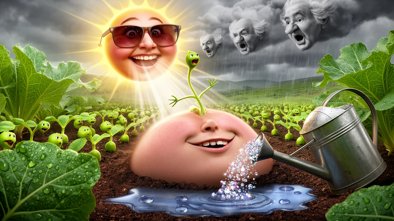Cover art: Vláha pro pupeny a horké májové odpoledne