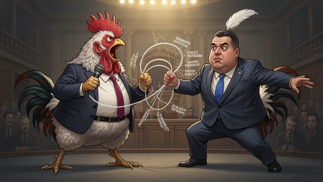 Cover art: Dva kohouti ve společné vládě se nemají vůbec rádi