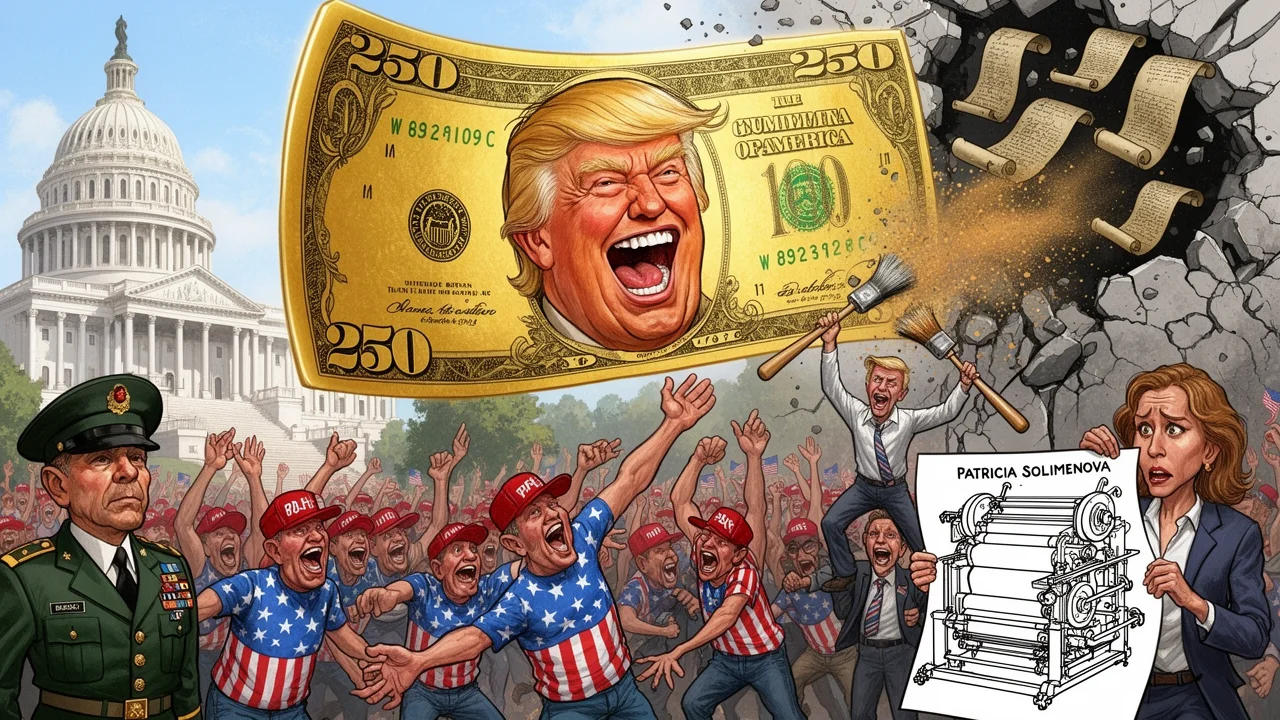 Cover art: Nová bankovka pro krále s oranžovou tváří