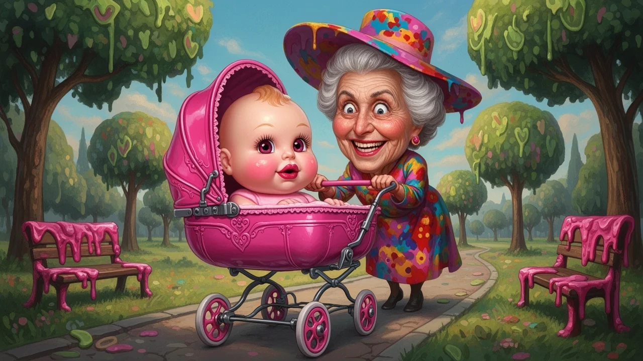 Cover art: Plastový Honzík v kočárku dobývá české parky