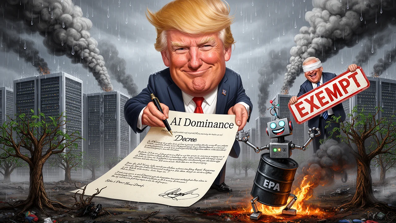 Cover art: Kyselý déšť padá, ale datacentra jedou