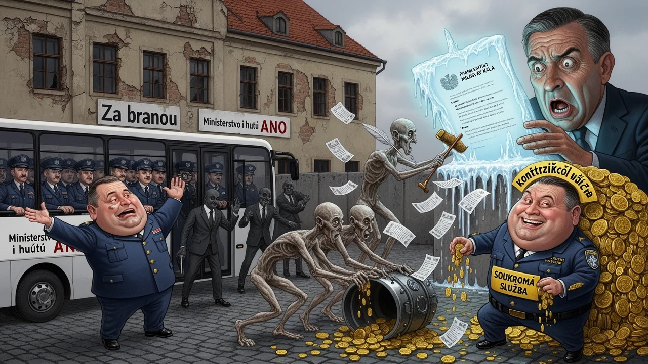 Cover art: Vláda ruší státní hlídky pro kontrolní úřad v Praze