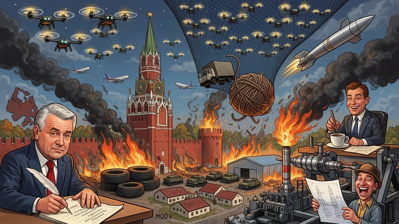 Cover art: Něco letí na Moskvu a podzim bude horký