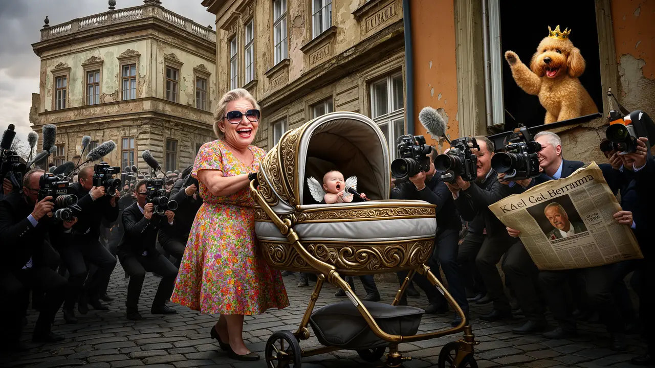 Cover art: Milenka s kočárkem