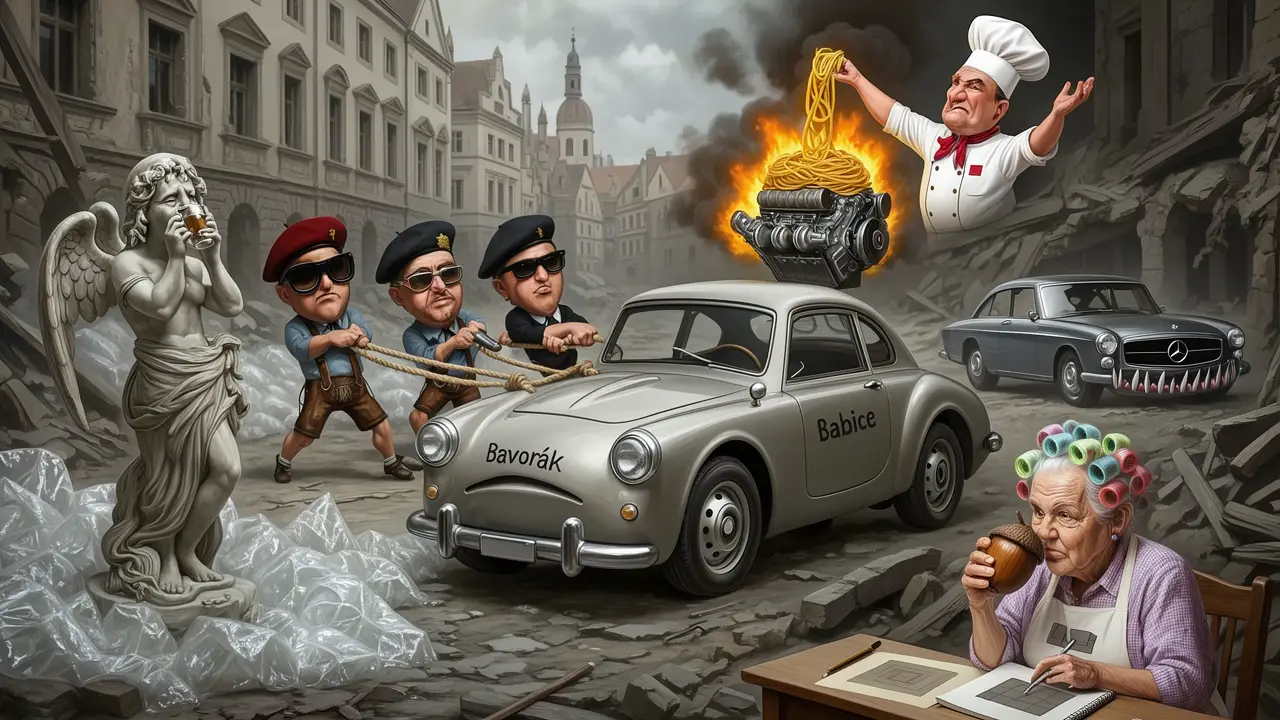 Cover art: Bavorák s pizzou v kufru: Němci kradou vkus!