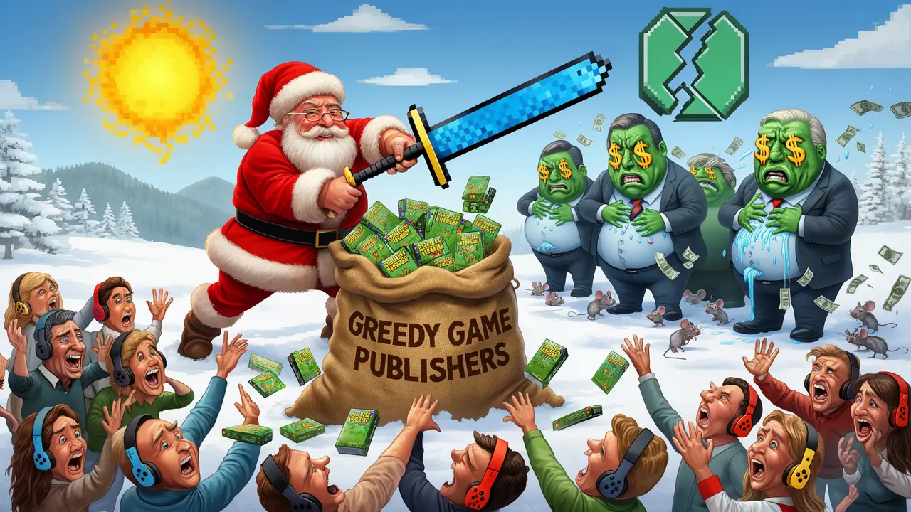 Cover art: Vánoční zázrak pro farmáře a facka korporátům