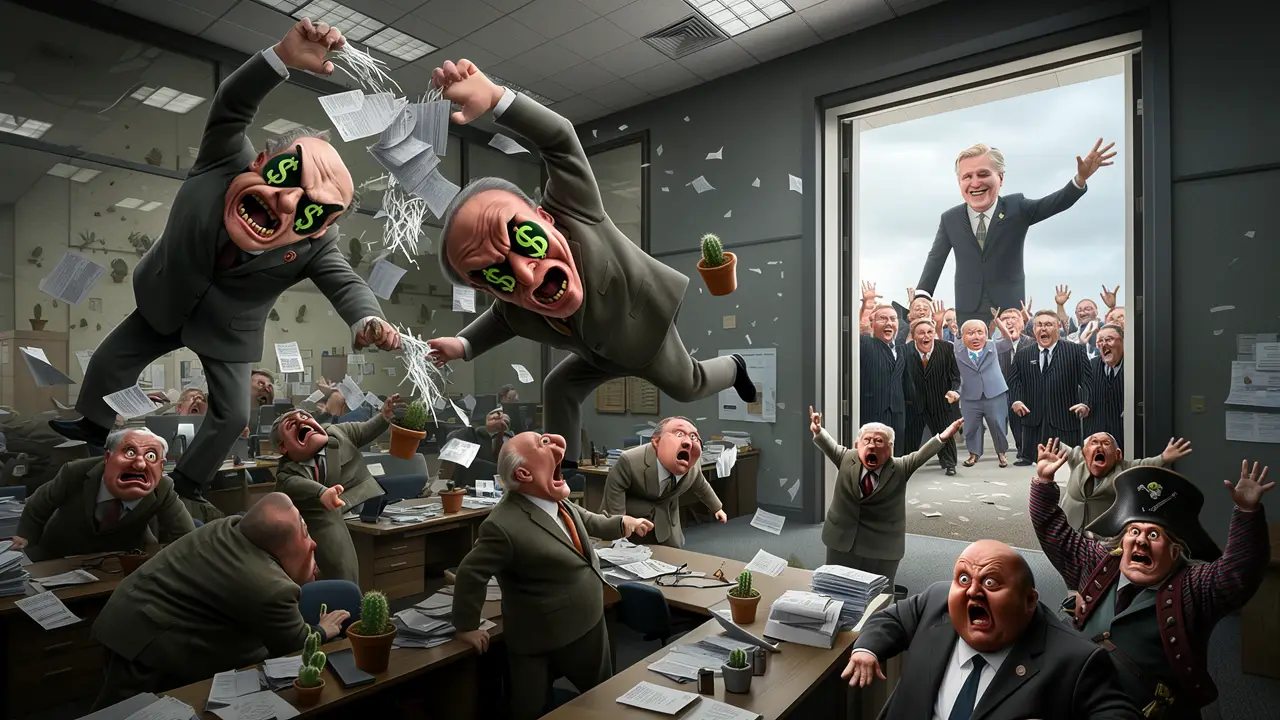 Cover art: Jak se čistí stoly když šéf zavelí k útoku