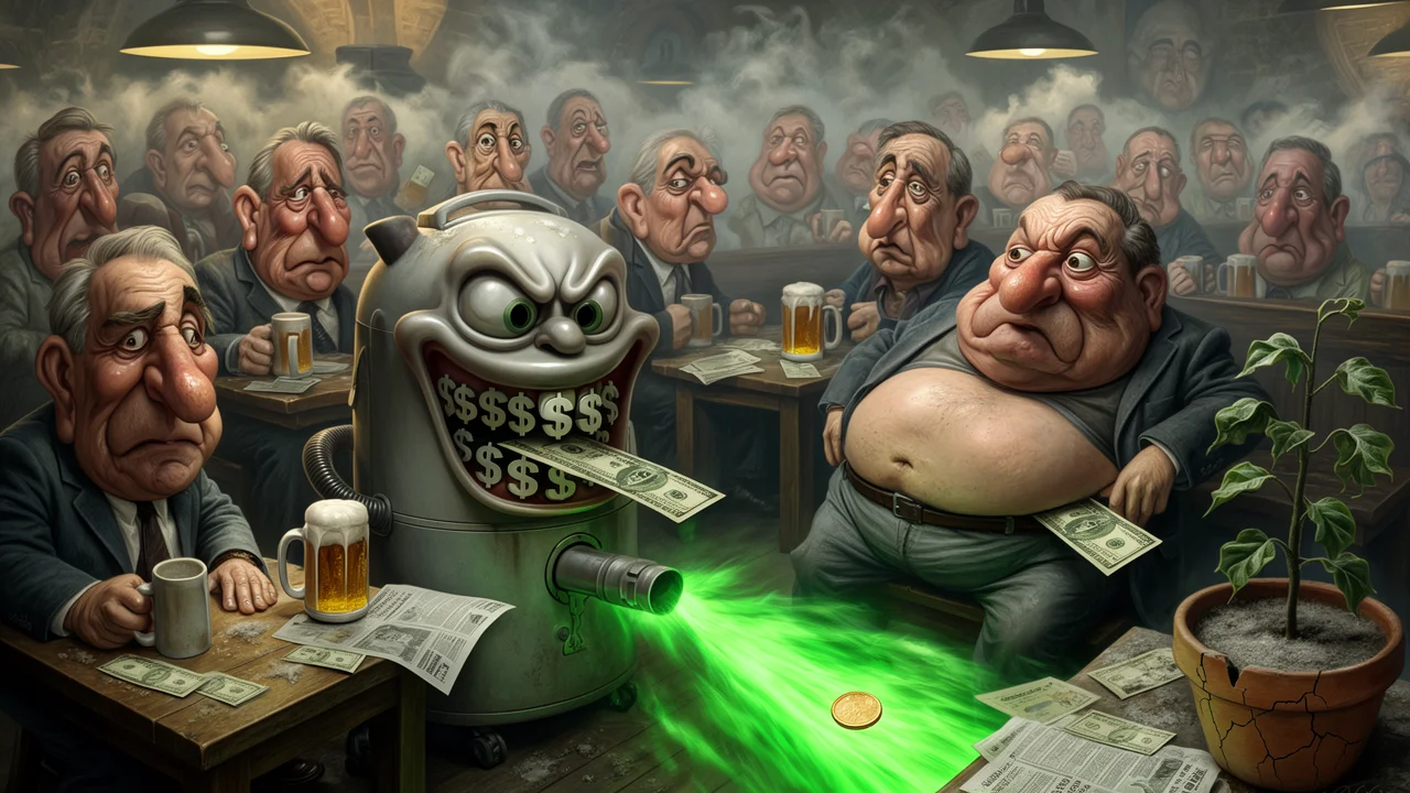 Cover art: Národ v klidu spí a nechá si krást z vlastní kapsy