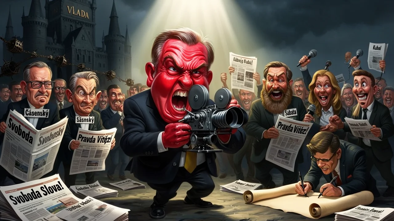 Cover art: Premiér útočí a novináři táhnou za jeden provaz