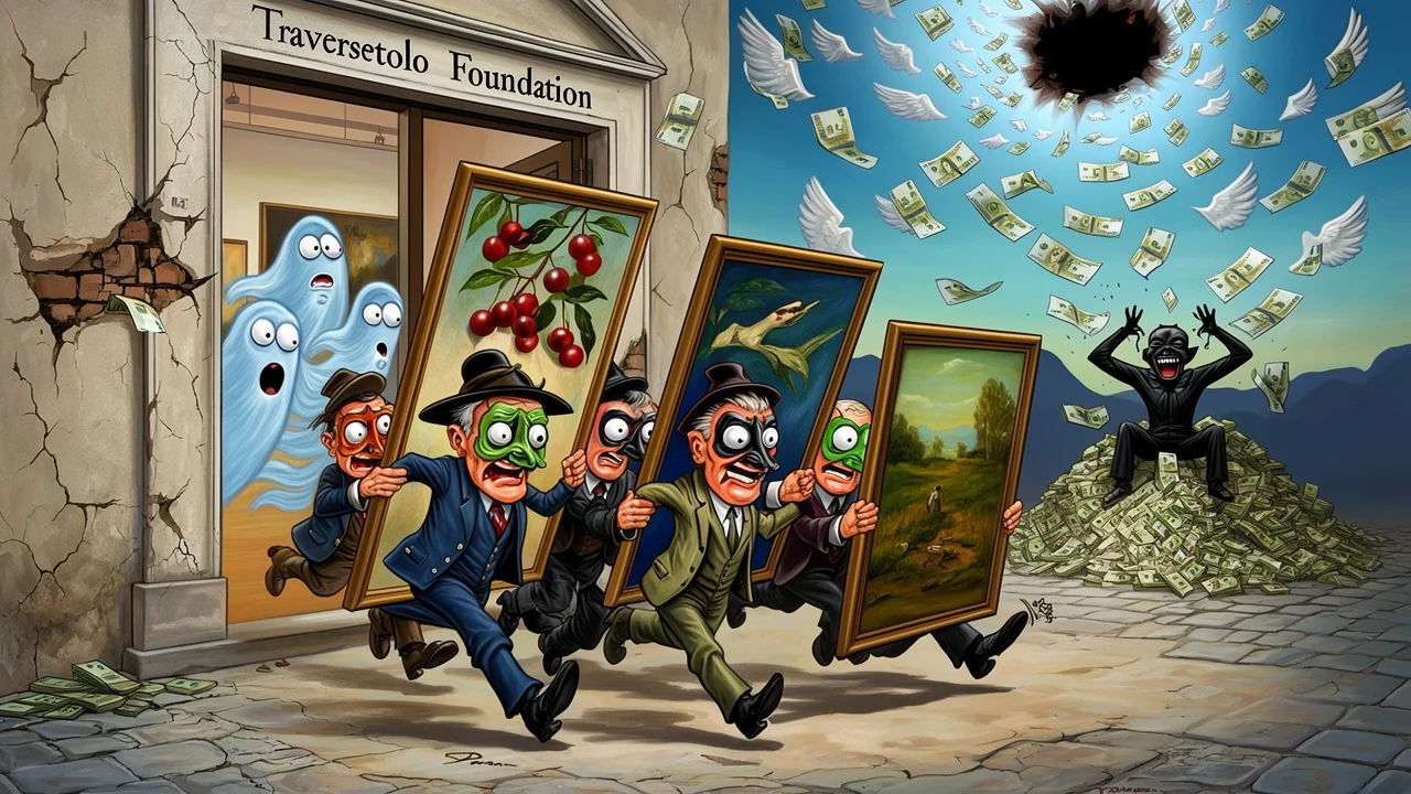 Cover art: Umění za miliony eur zmizelo do italské tmy