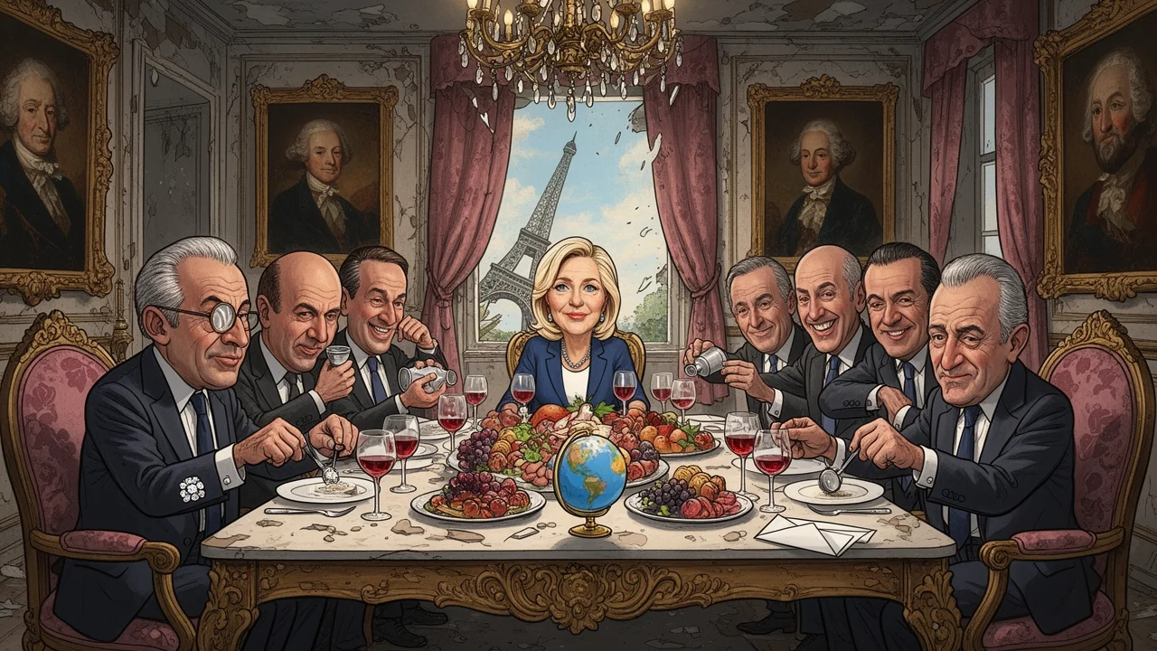 Cover art: Demokracie na prodej za cenu jedné dobré večeře