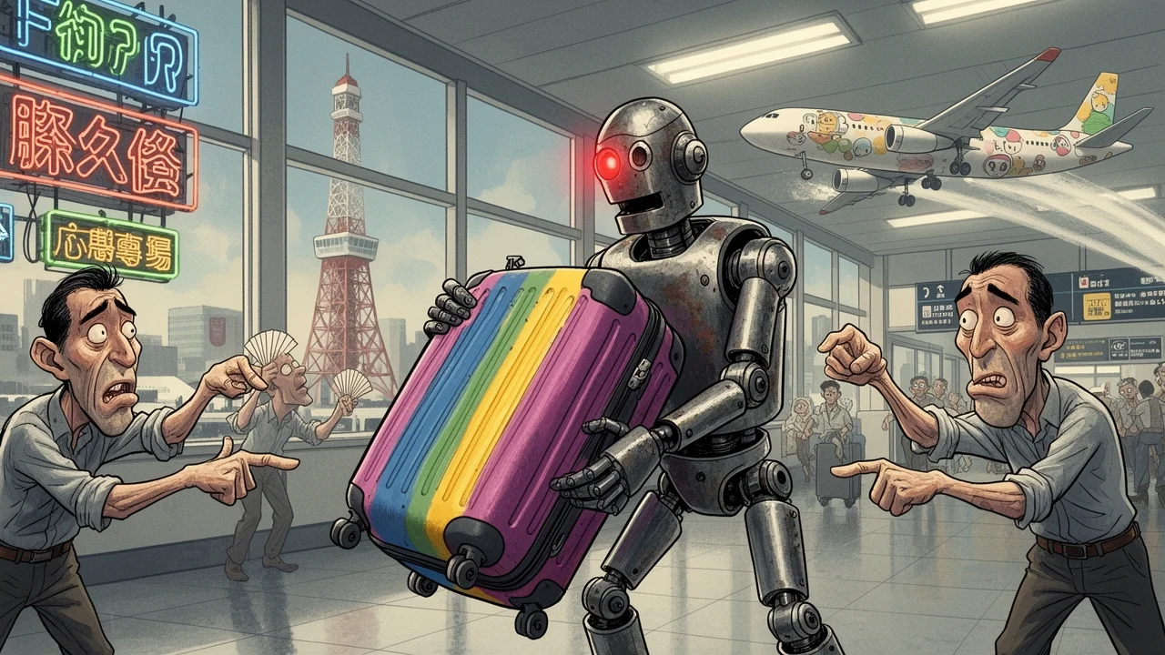 Cover art: Zpocenej dělník má padáka a Skynet skládá kufry