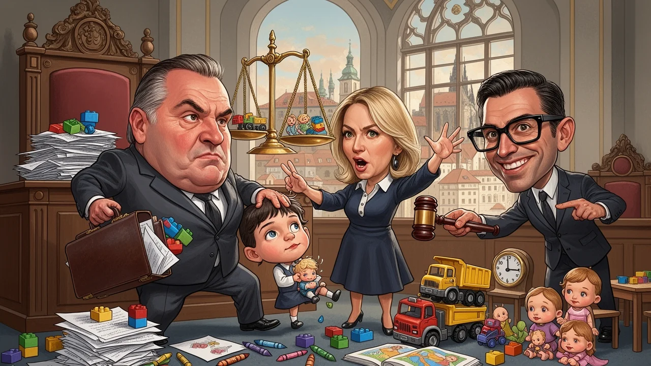 Cover art: Nekonečný cirkus u soudu o předávání malé dcery