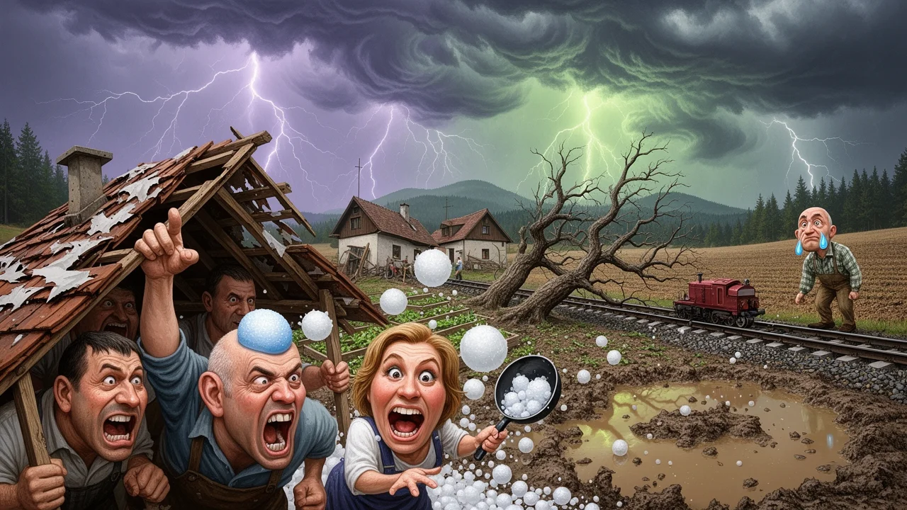 Cover art: Jak tropické léto spláchly ledové koule z nebe