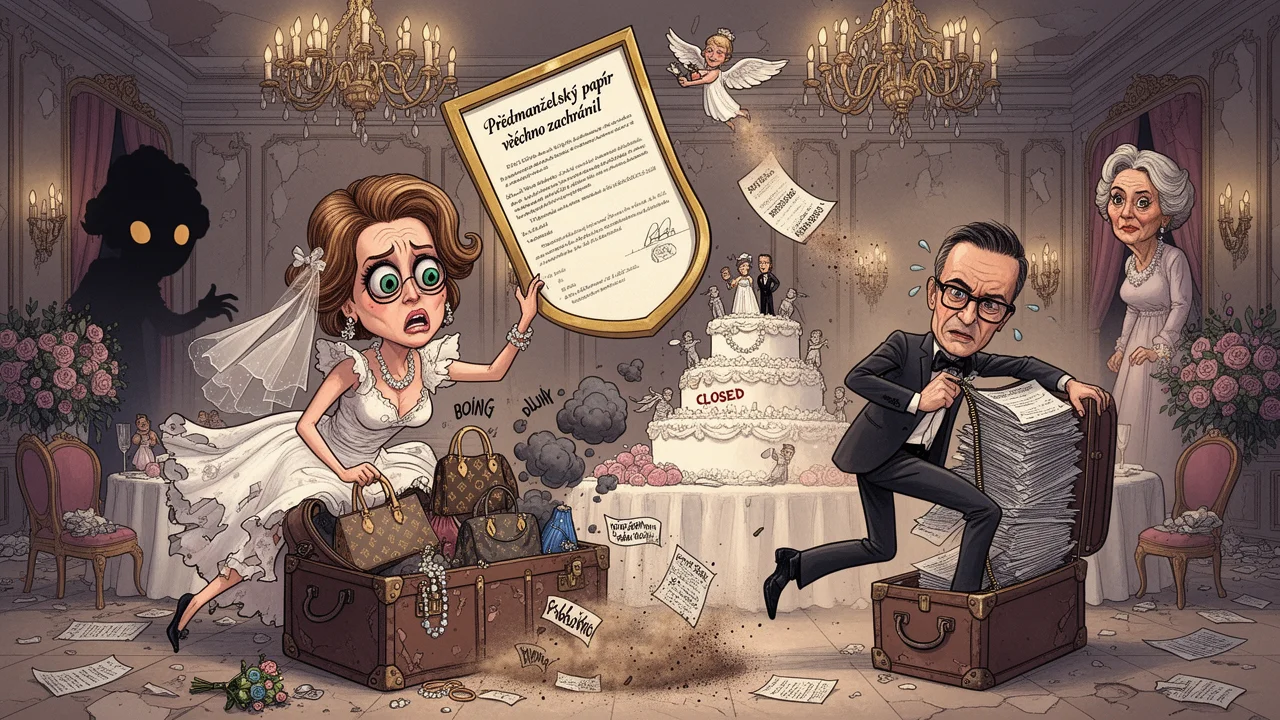 Cover art: Předmanželská smlouva chránila lásku před starými dluhy