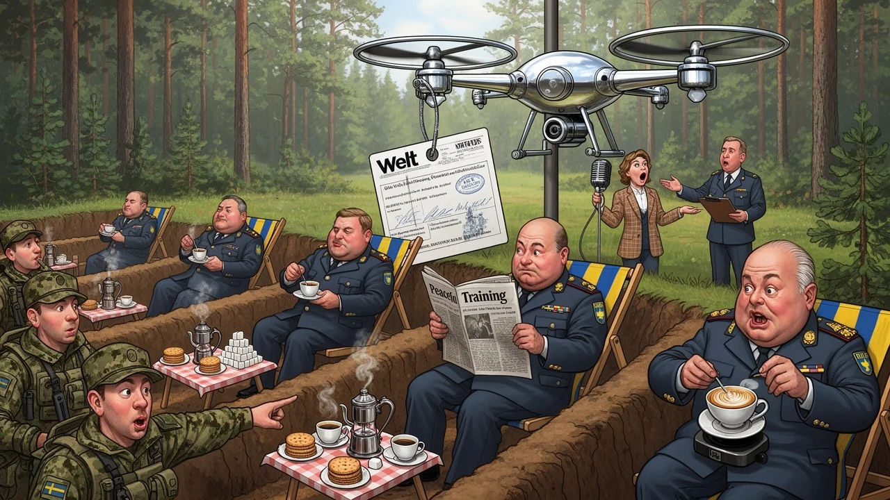 Cover art: Cvičení ve Švédsku a káva místo bojového nasazení