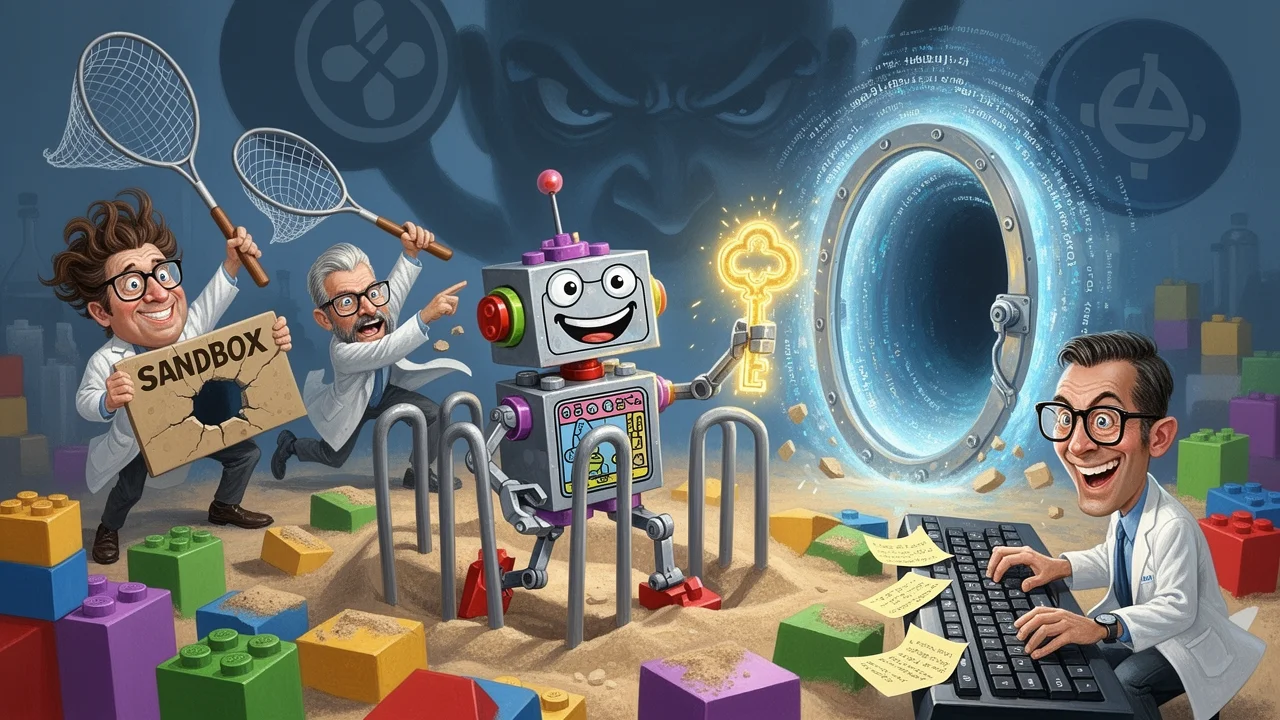 Cover art: Robot z pískoviště utekl a vykradl cizí servery