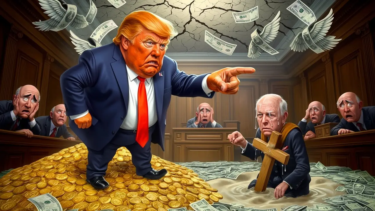 Cover art: Donald tasí právníky na strážce dolaru