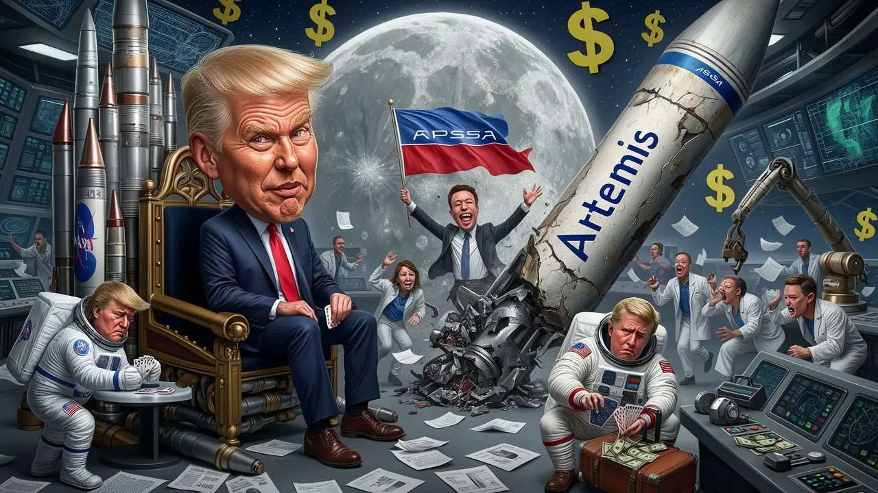 Cover art: Miliardář ve skafandru