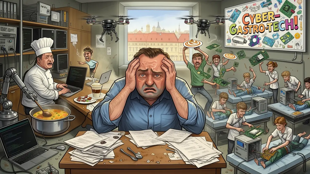 Cover art: Kyber-číšník aneb Sáblíkova noční můra