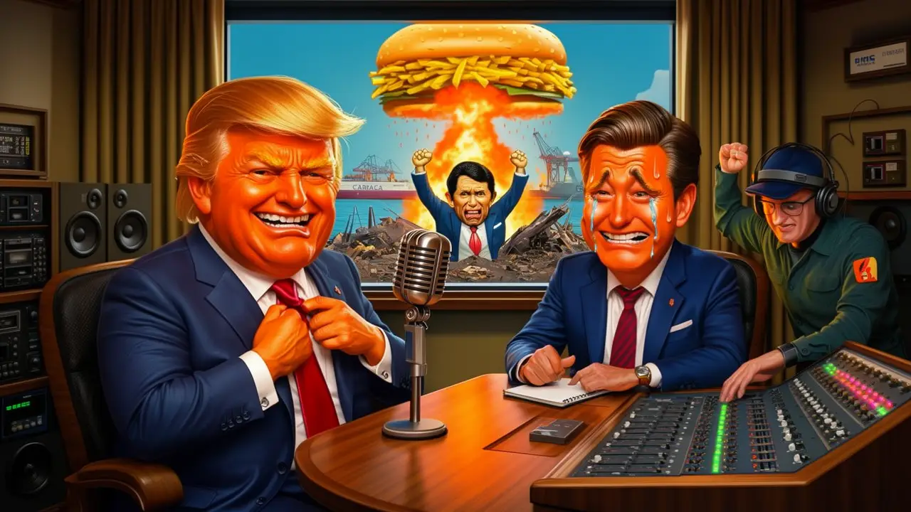 Cover art: Rána z rádia: Doníkův venezuelský ohňostroj