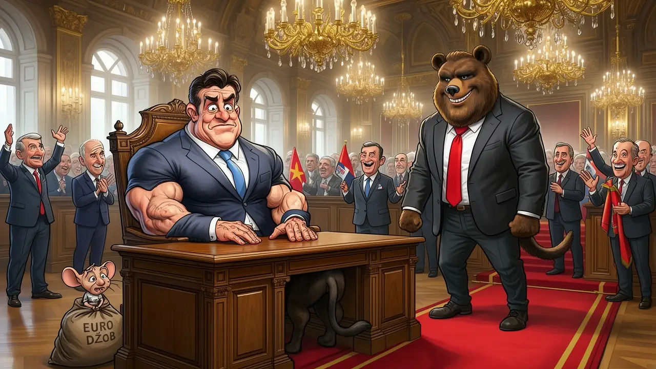 Cover art: Hrdina od klávesnice, který v Bruselu ztratil řeč