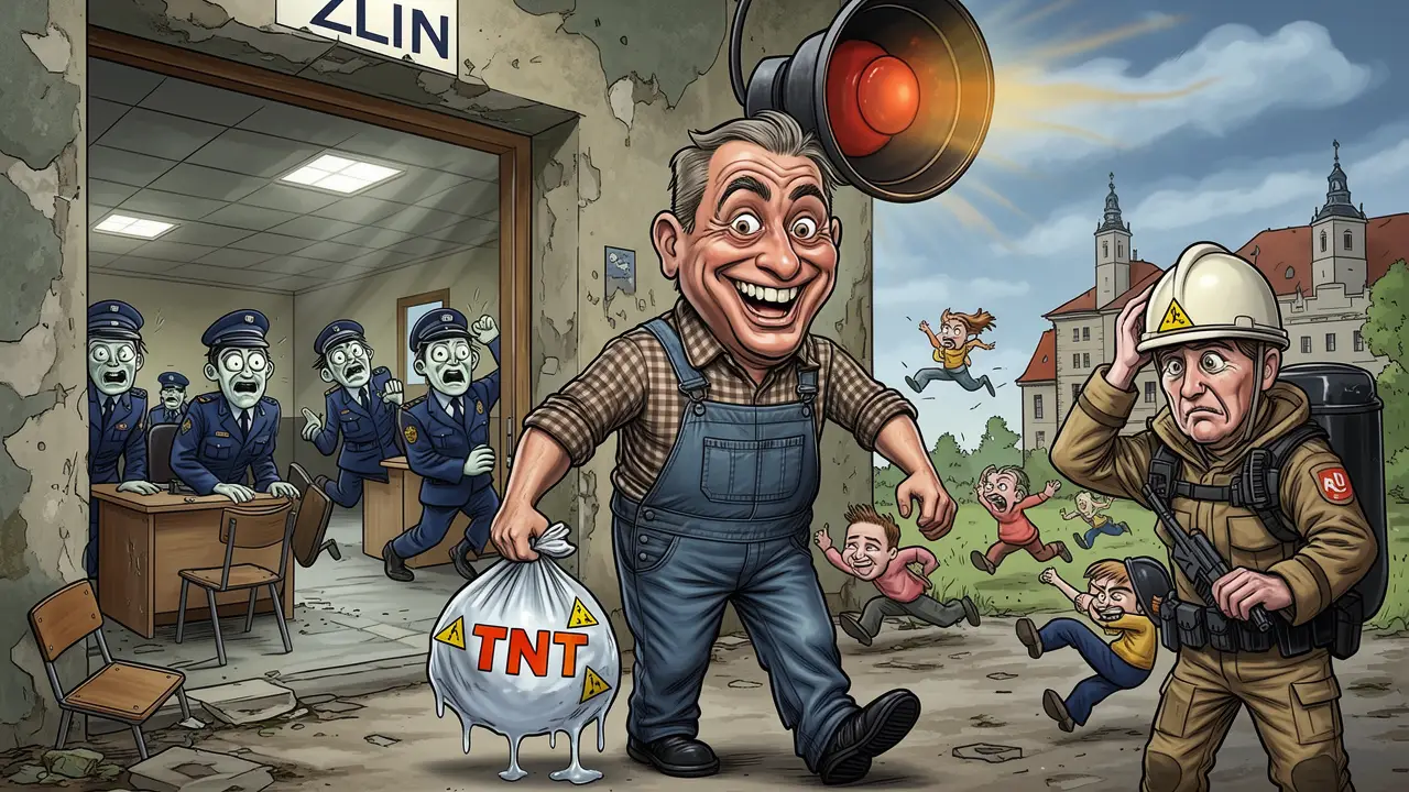 Cover art: Ten moment, kdy neseš bombu poldům na vrátnici