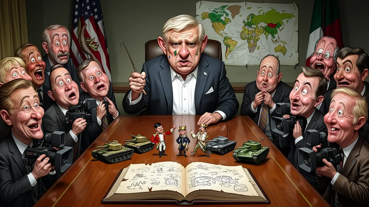 Cover art: Americký strýček, který přiletěl dělat mír, ale spletl si