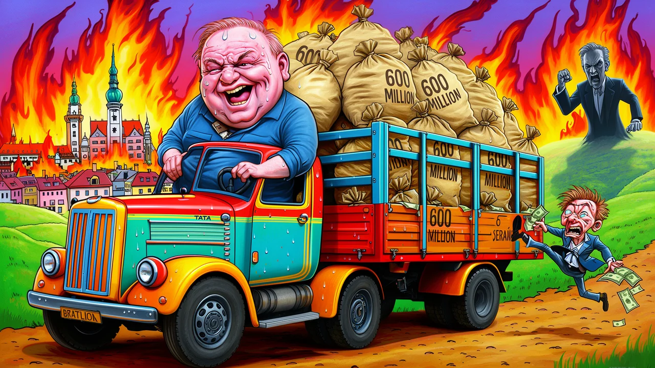 Cover art: Tichý obchod s bratislavským sousedem a velký kufr
