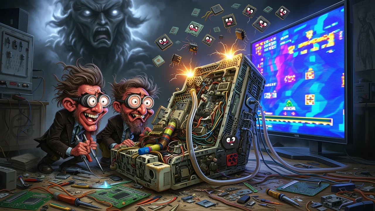 Cover art: Dokonalé herní monstrum z rozebraných součástek