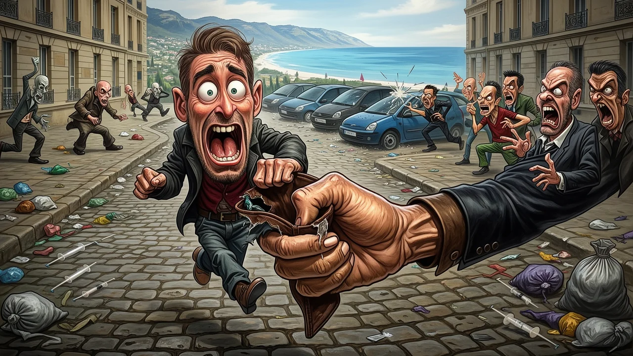 Cover art: Temná strana Francie aneb Kde vás okradou s úsměvem