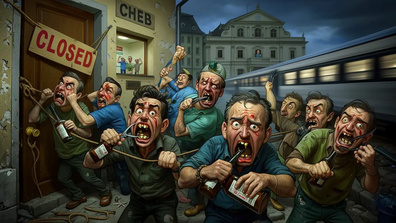 Cover art: Zuby si v Chebu trhejte sami