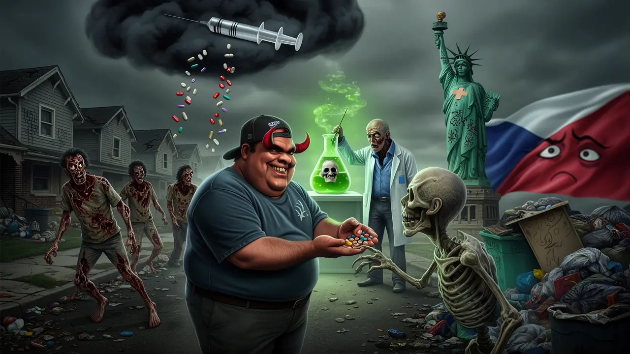Cover art: Bílý prášek co zastaví dech dřív než mrkneš