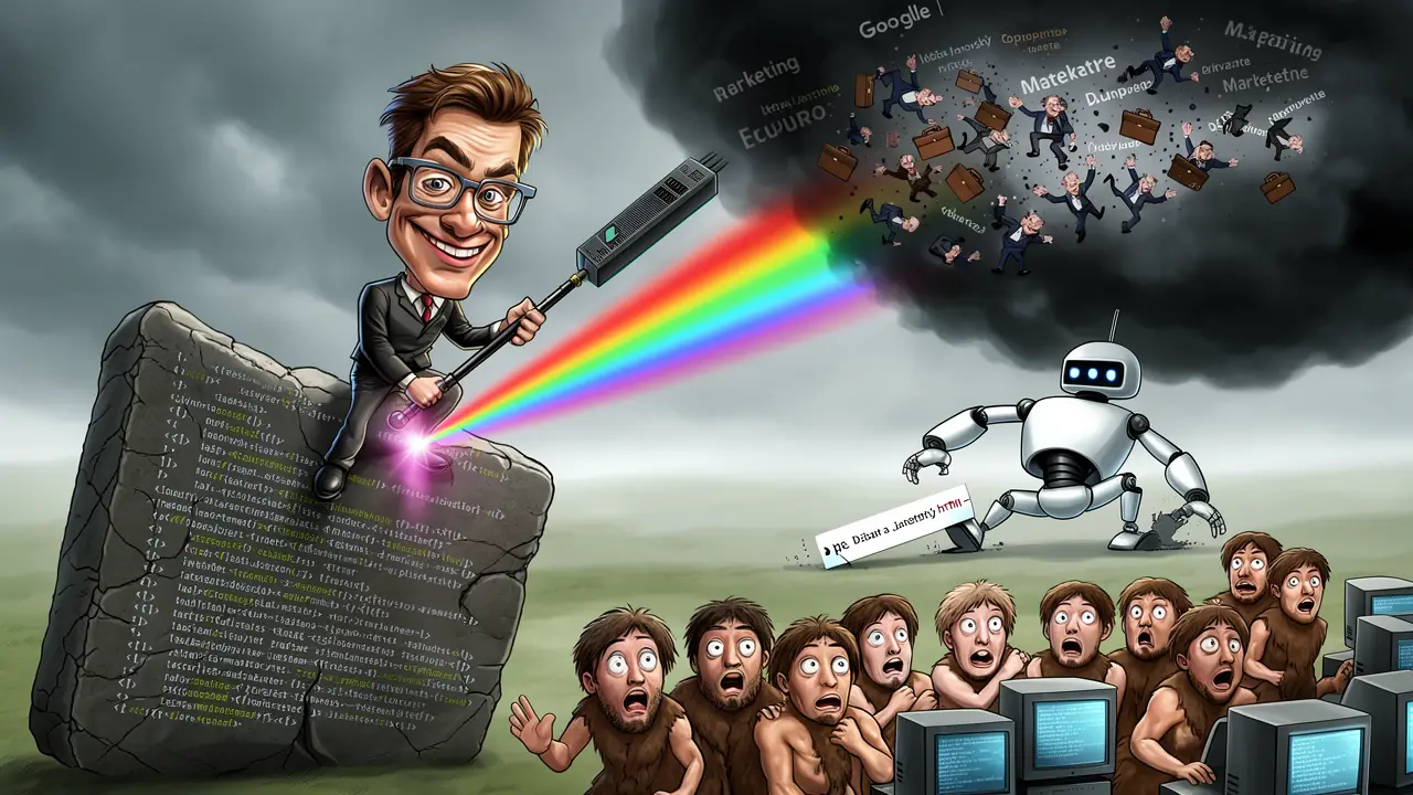 Cover art: Bible v HTML kódu