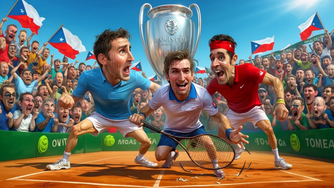 Cover art: Cesta bojovníka ve stínu tří tenisových králů