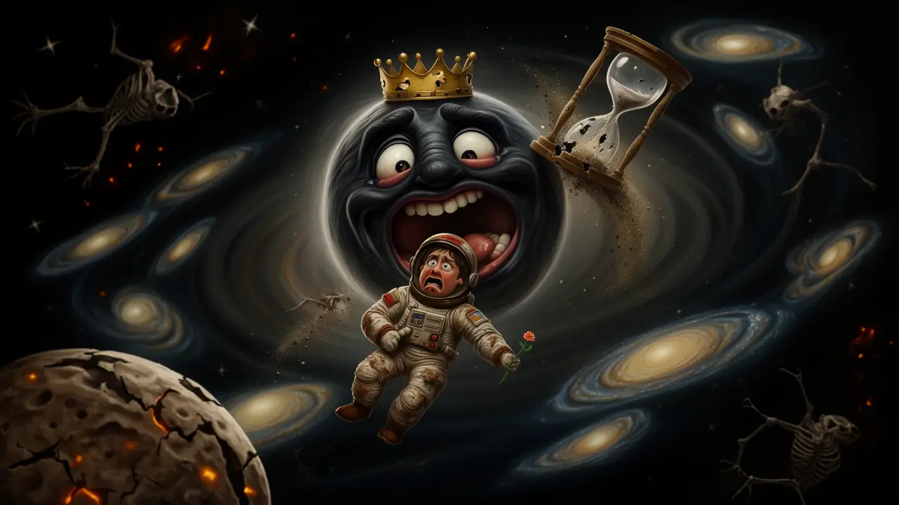 Cover art: Cesta na samotný konec času a věčnosti