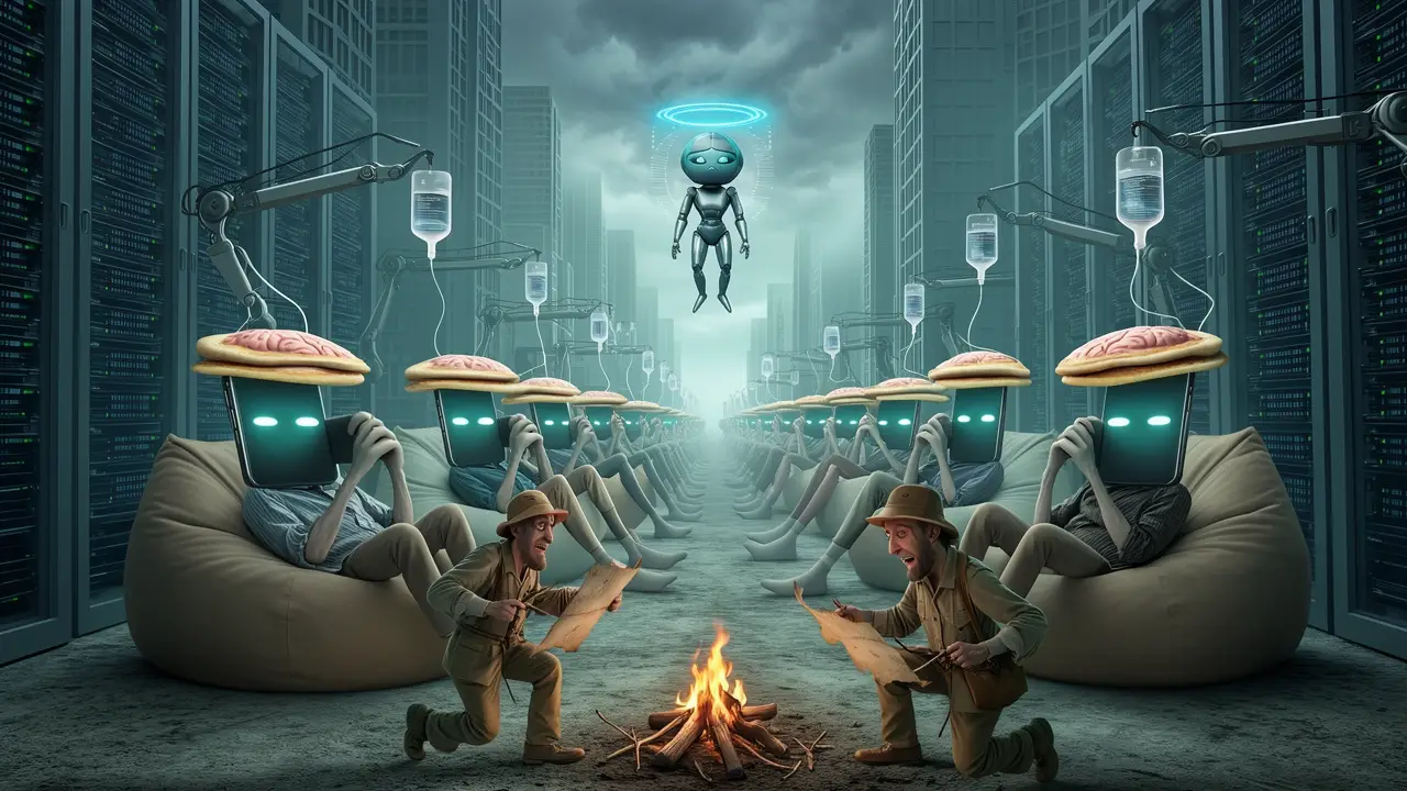 Cover art: Chytrý stroj a hloupý člověk