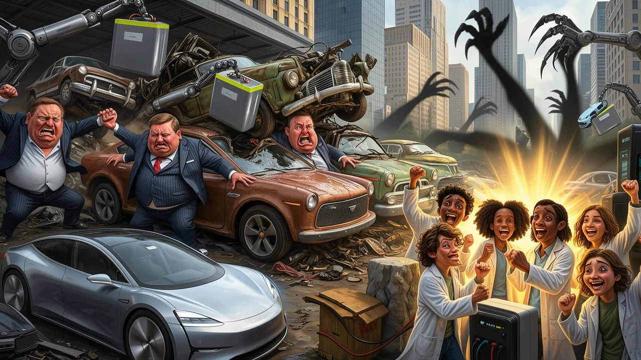 Cover art: Elektrický průkopník naráží na zdi reality