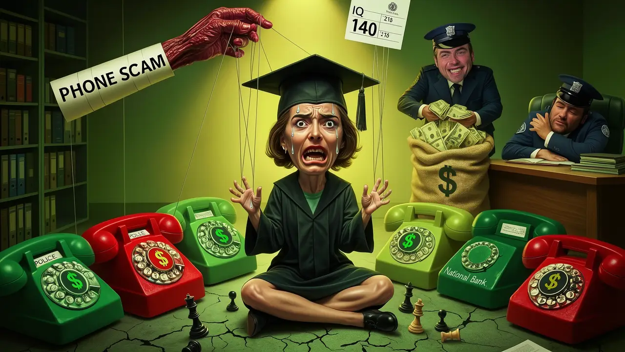 Cover art: Geniální mozek versus falešná policajtka na drátě