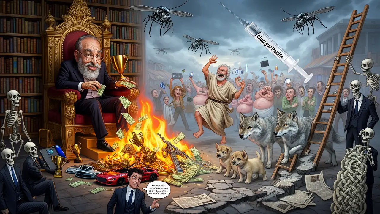 Cover art: KRUTÁ PRAVDA O ŽIVOTĚ_ NÁVOD PRO POKROČILÉ OPICE