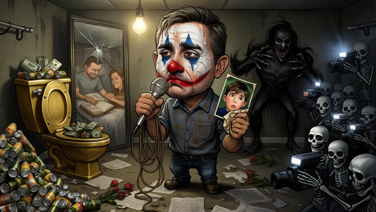 Cover art: Když komik sejme masku