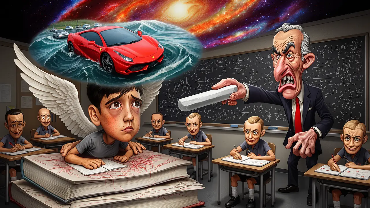 Cover art: Když máš v hlavě vesmír ale ruka nestíhá psát diktát