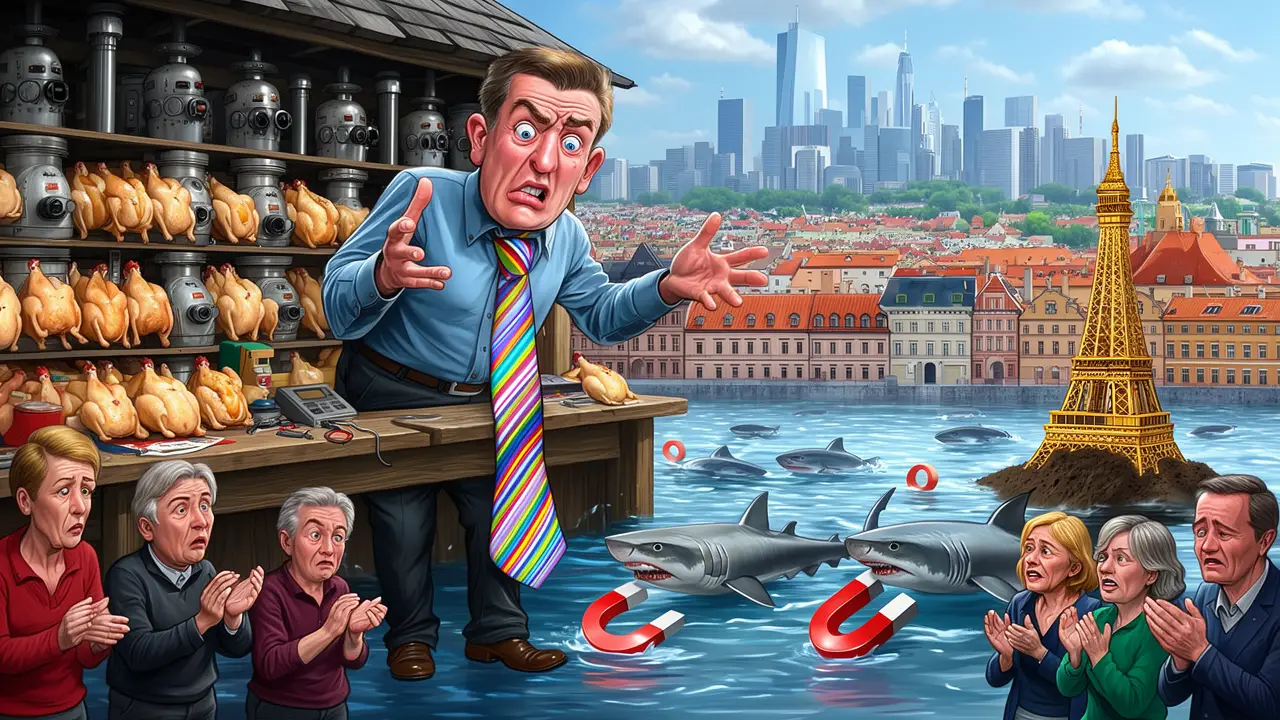 Cover art: Když miliardář mluví jako generální tajemník na Hrádku