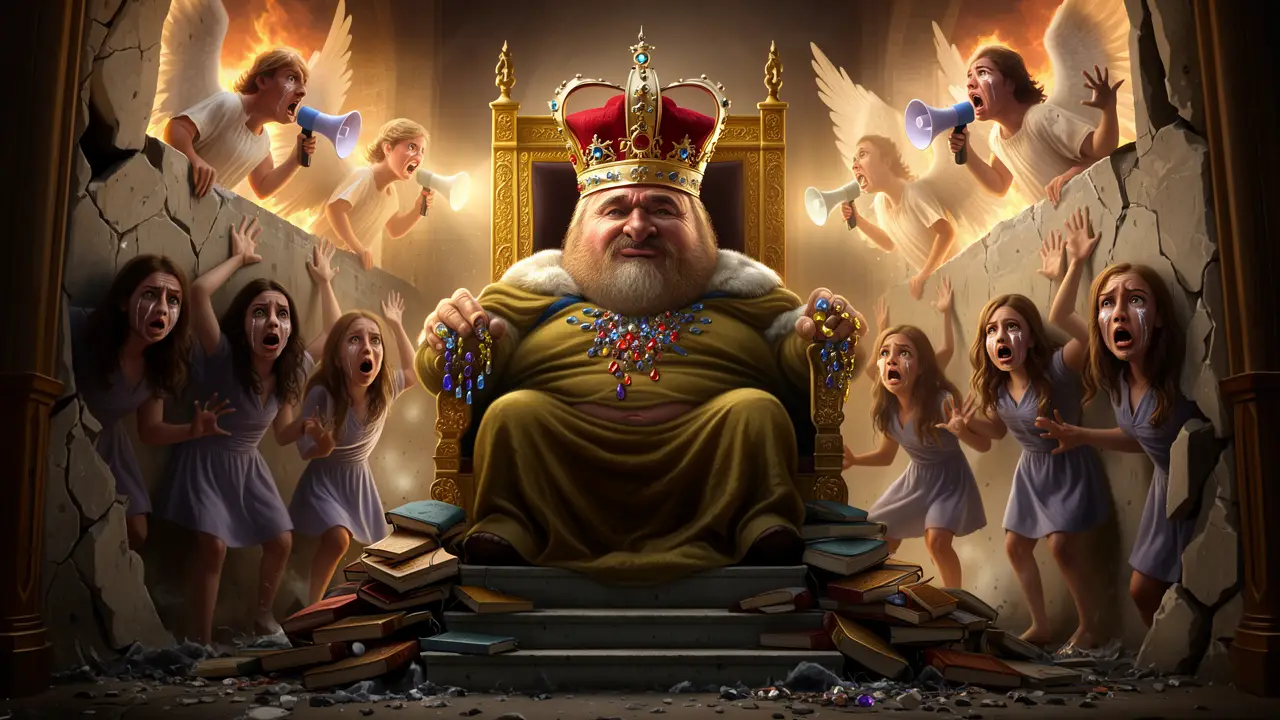 Cover art: Když padl dům modliteb a prorok ztratil svou tvář