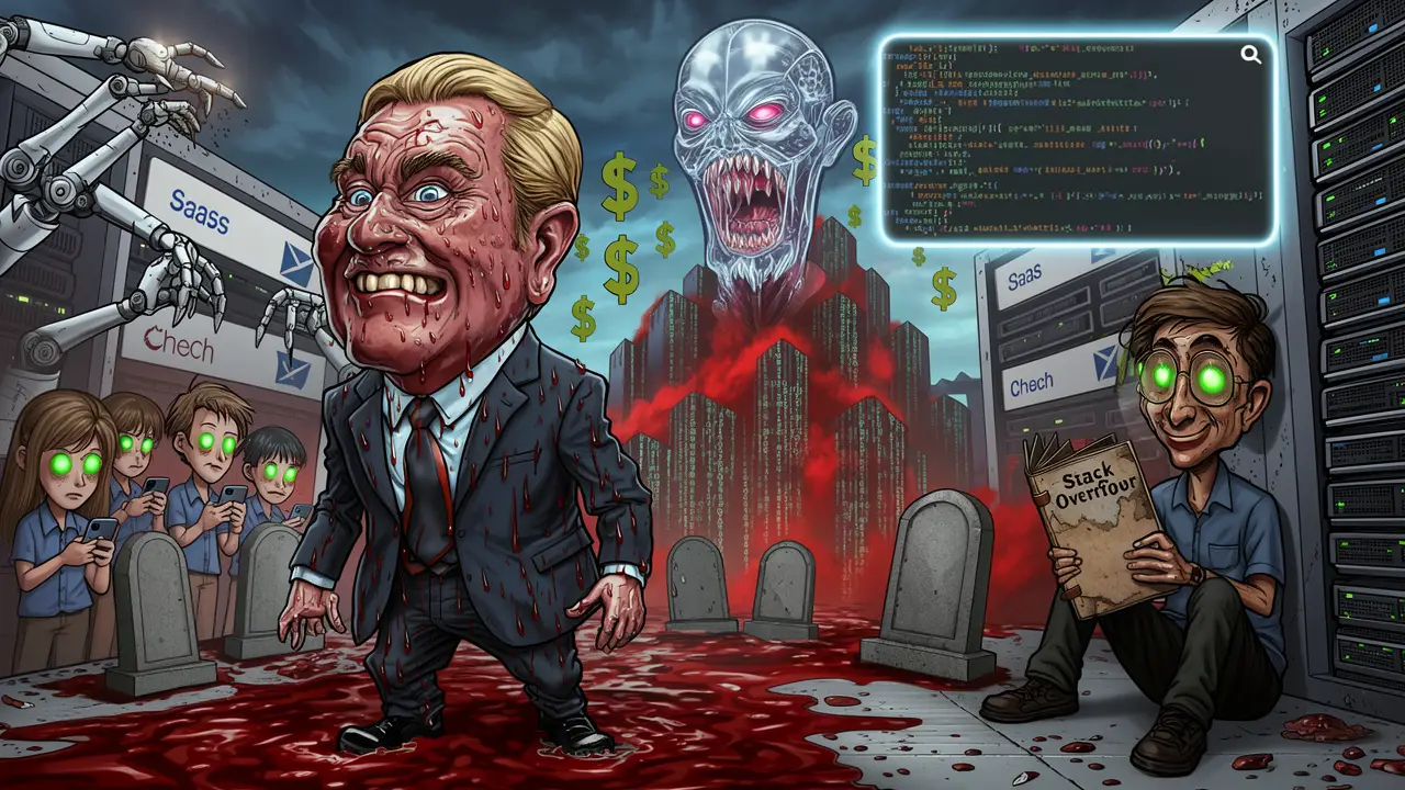 Cover art: Když se grafy barví rudou a giganti padají k zemi