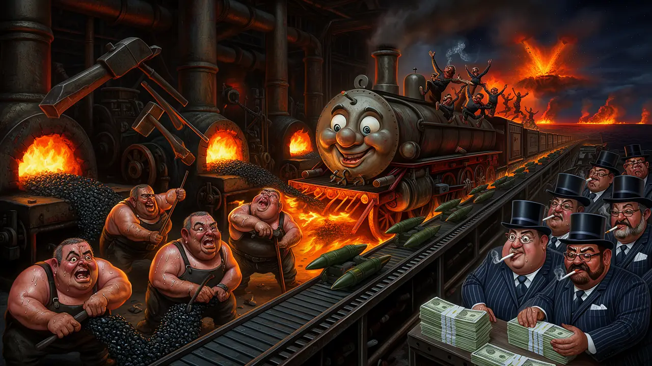Cover art: Když se taví ocel pro cizí války